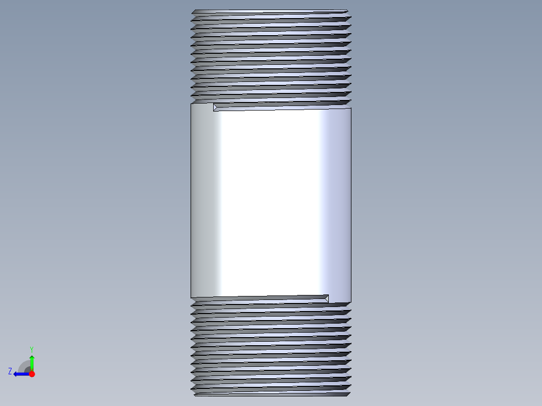 CPVC管件33-Sch80_Nipple_MPTxMPT_9861-173_1.25in x 4in右视图