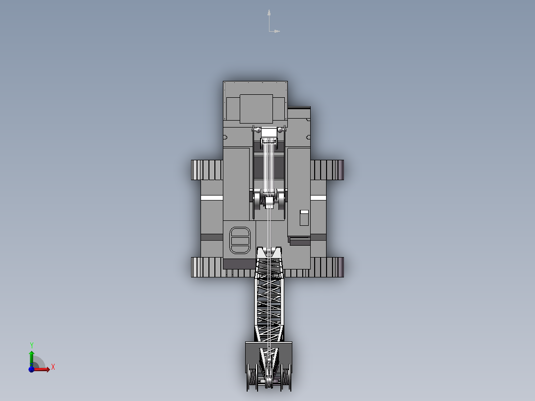 履带吊-三维视图937091===60前视图