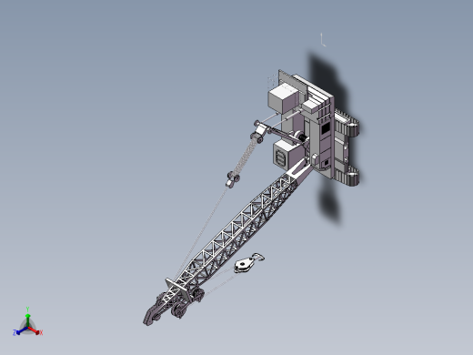 履带吊-三维视图937091===60正等轴测缩略图