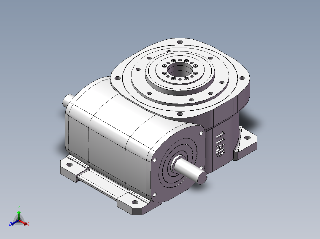 分割器正等轴测图