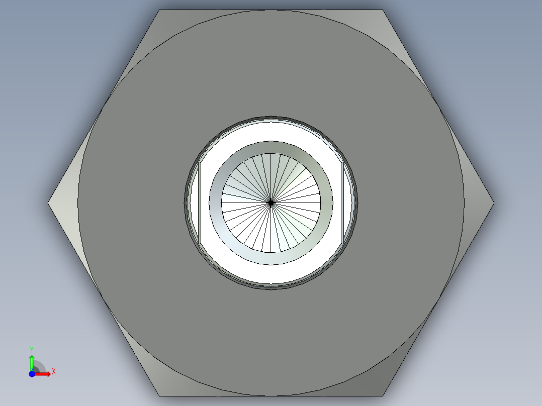 液压缸 油缸 (6)前视图