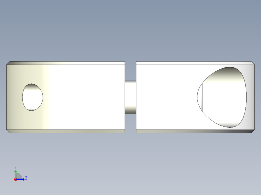 軸環2507-3D多系列多零件图纸模型左视缩略图
