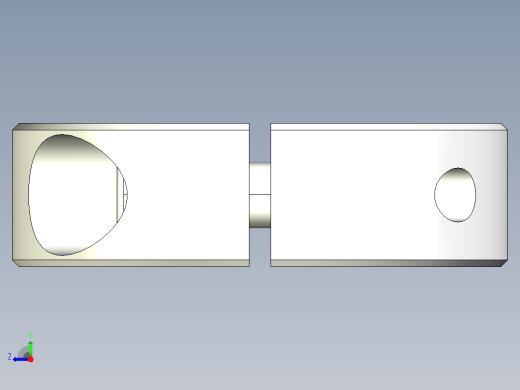 軸環2507-3D多系列多零件图纸模型右视缩略图