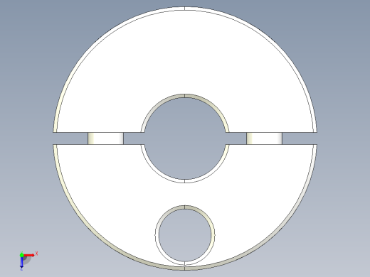 軸環2507-3D多系列多零件图纸模型俯视缩略图