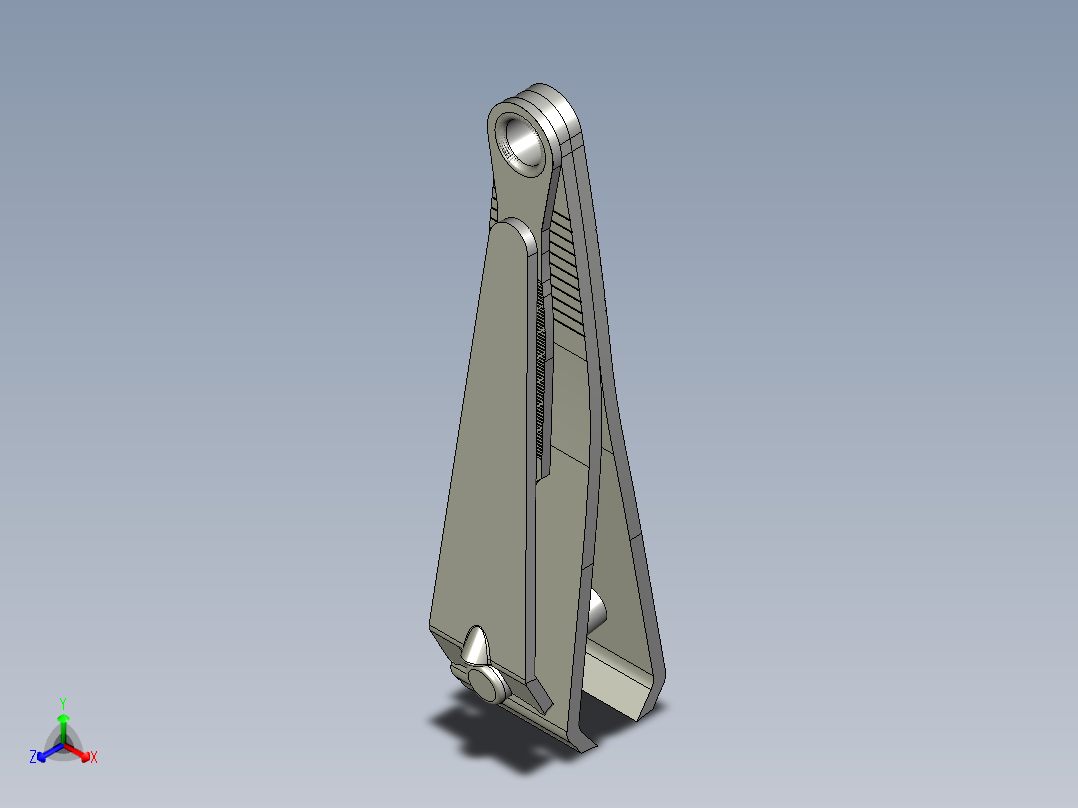 指甲钳正等轴测图