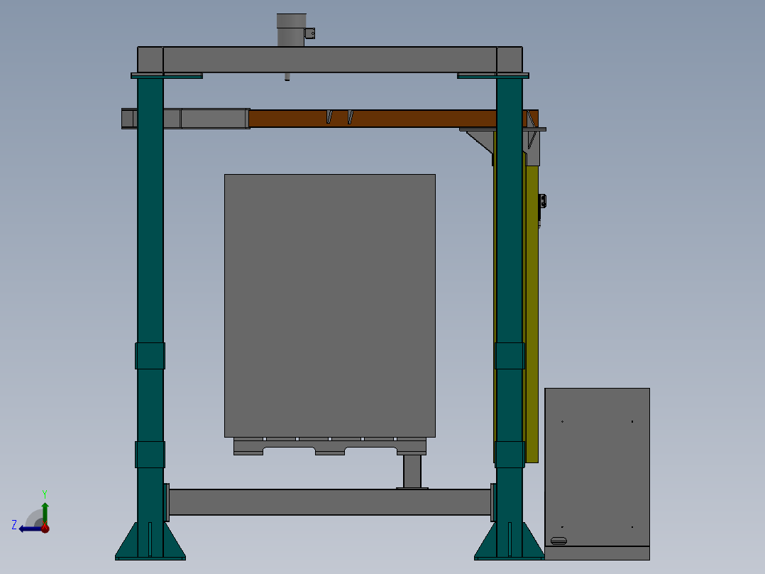 托盘缠膜机1230130右视图