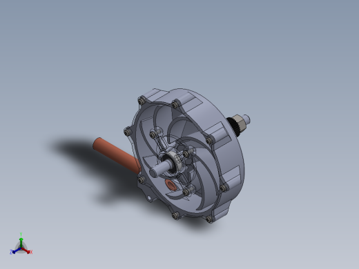 空气透平正等轴测缩略图