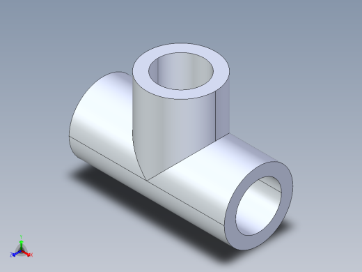 聚氯乙烯配件01-Sch80_Tee_SxSxS_801-002_0.25in