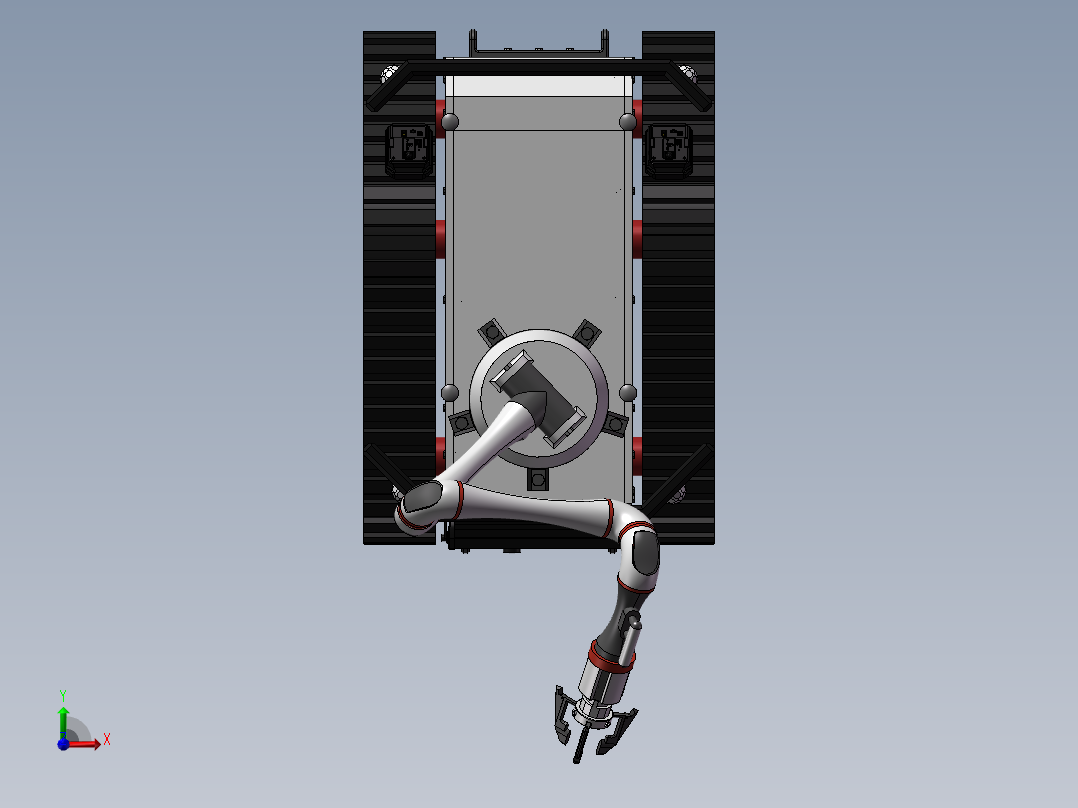 拆弹履带机器人车