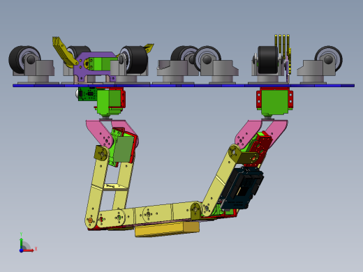 虫型（三维+课设+程序+原理图+二维）前视缩略图