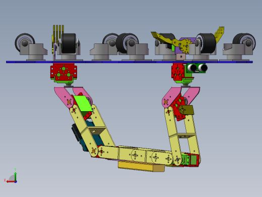 虫型（三维+课设+程序+原理图+二维）后视缩略图