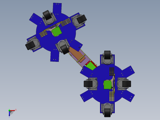 虫型（三维+课设+程序+原理图+二维）俯视缩略图