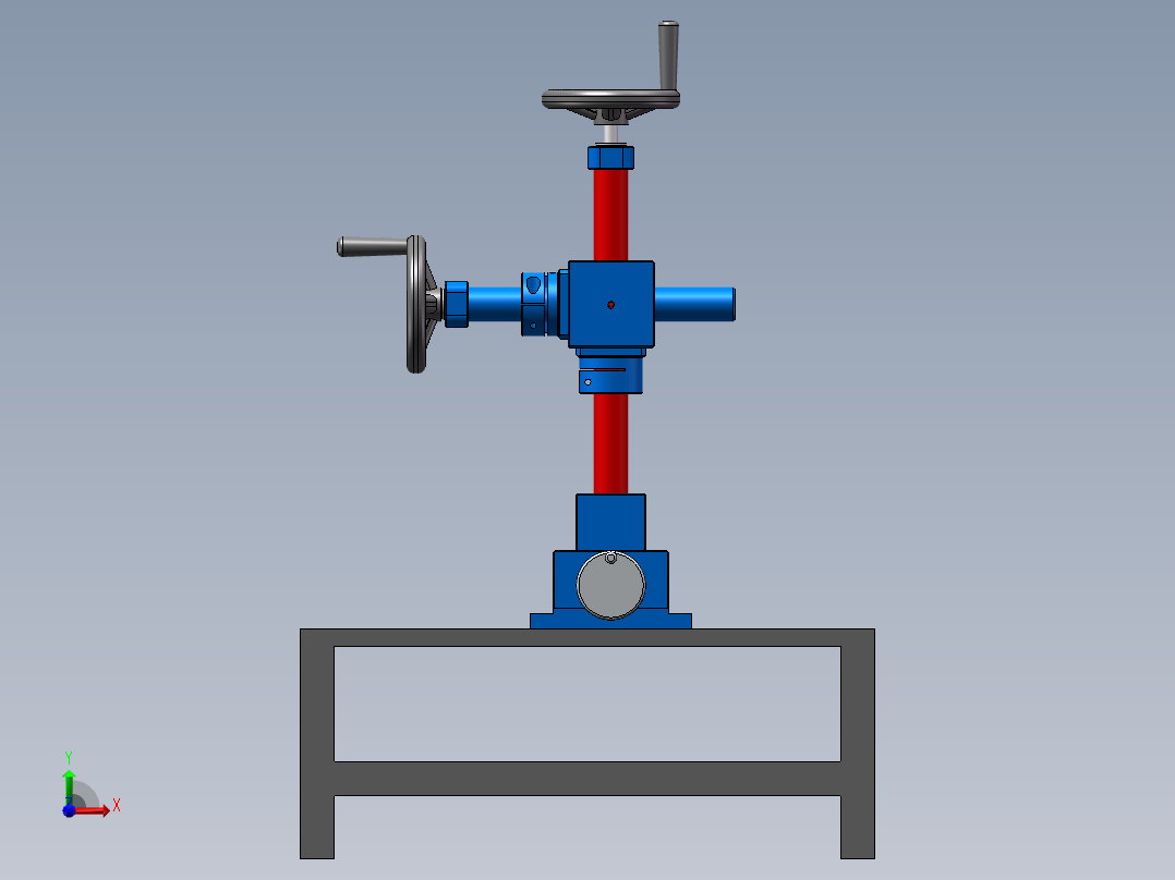 手摇机械折弯冲压机sw17可编辑前视图