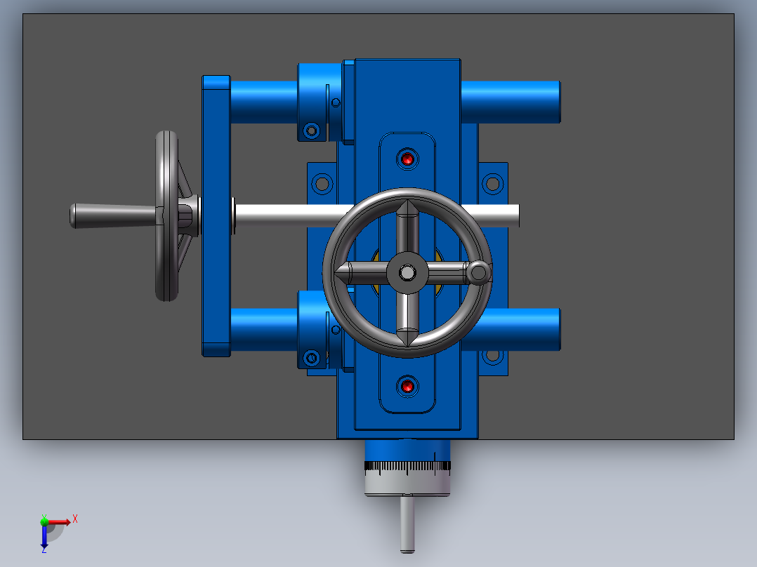 手摇机械折弯冲压机sw17可编辑俯视图