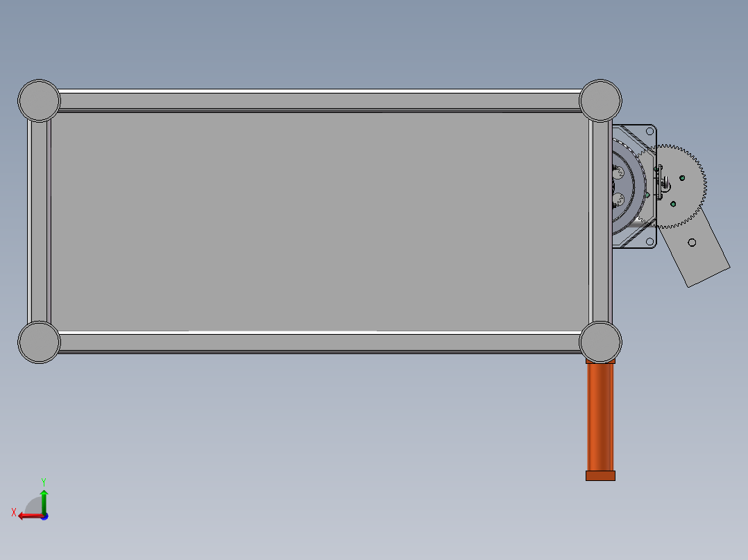 多功能切割机3D 装配图 零件图后视图