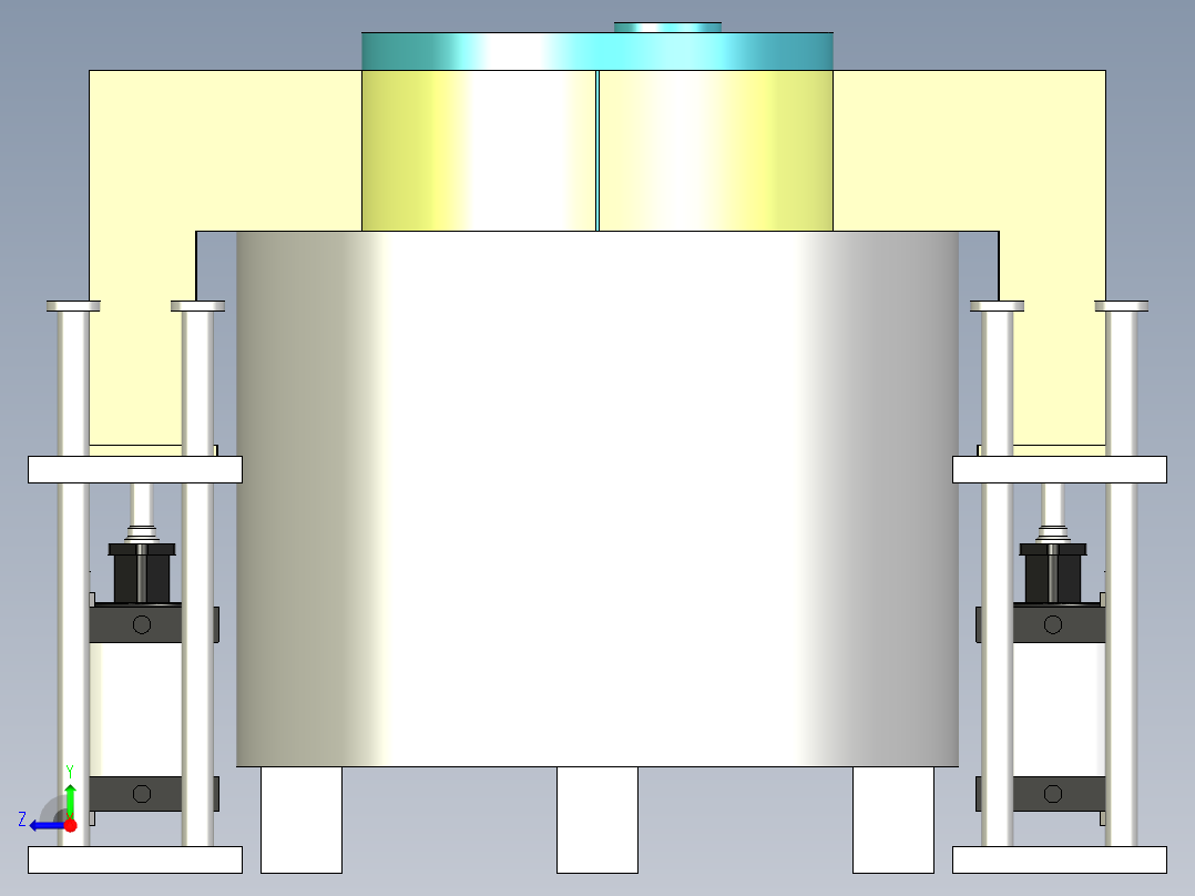 一种洗衣液过滤设备右视图