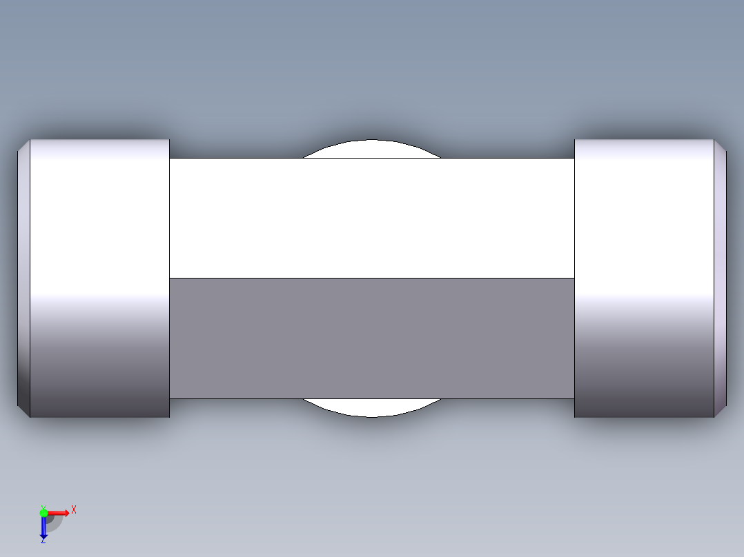 AC+AD 三通接头 T、AC-22俯视图