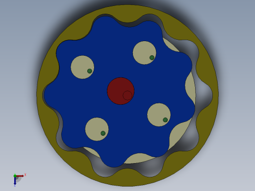 摆线减速器、摆线针轮减速器、减速器(11)俯视缩略图