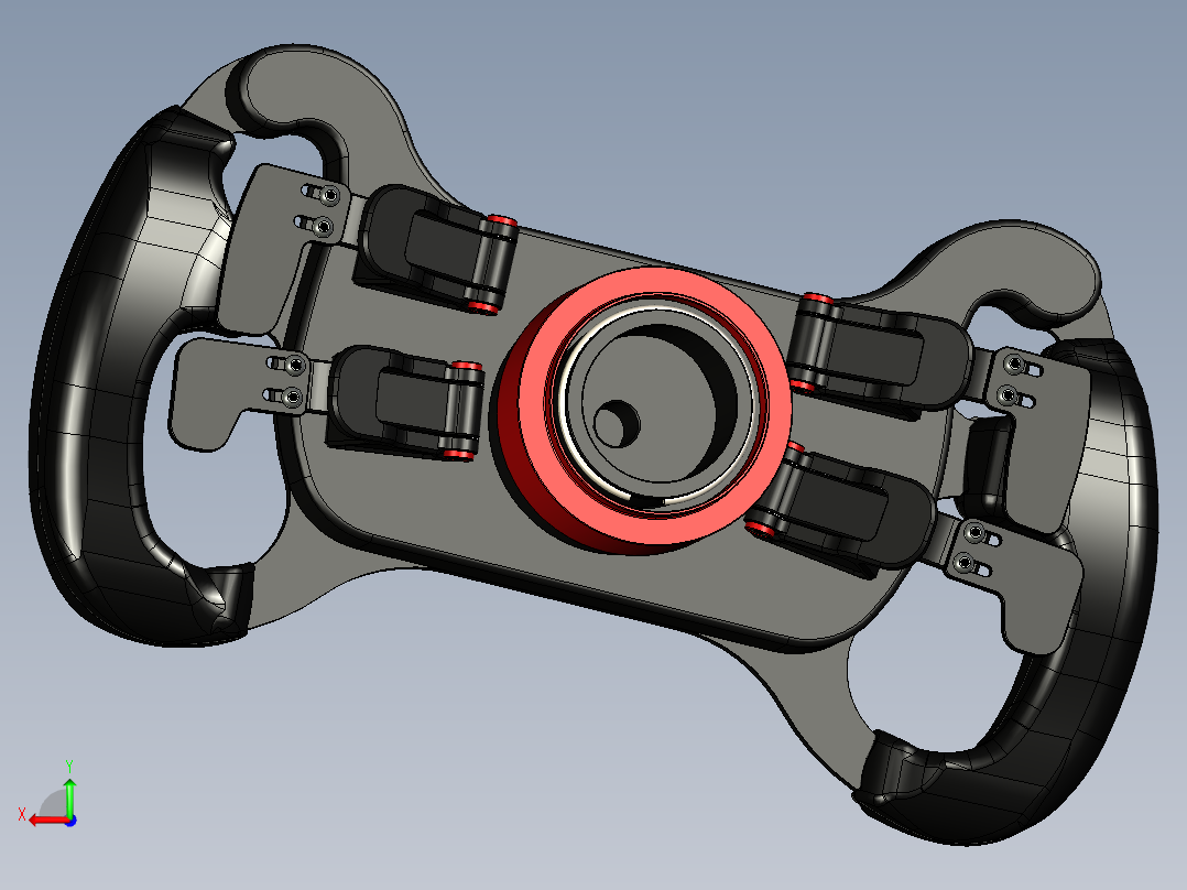 Simagic GT4-C方向盘后视图