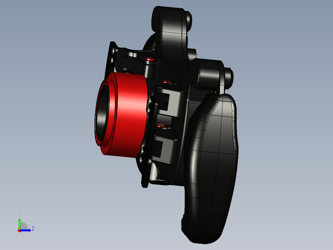 Simagic GT4-C方向盘左视图