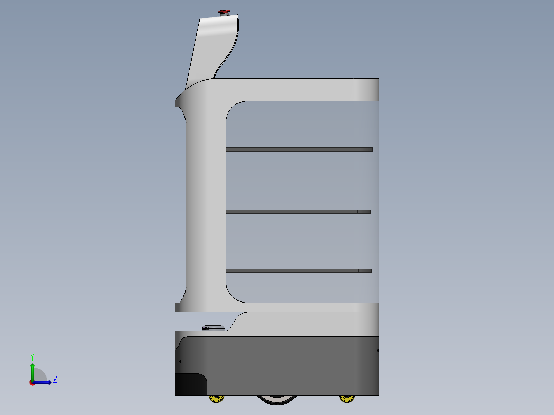 AGV小车、AGV(56)左视图
