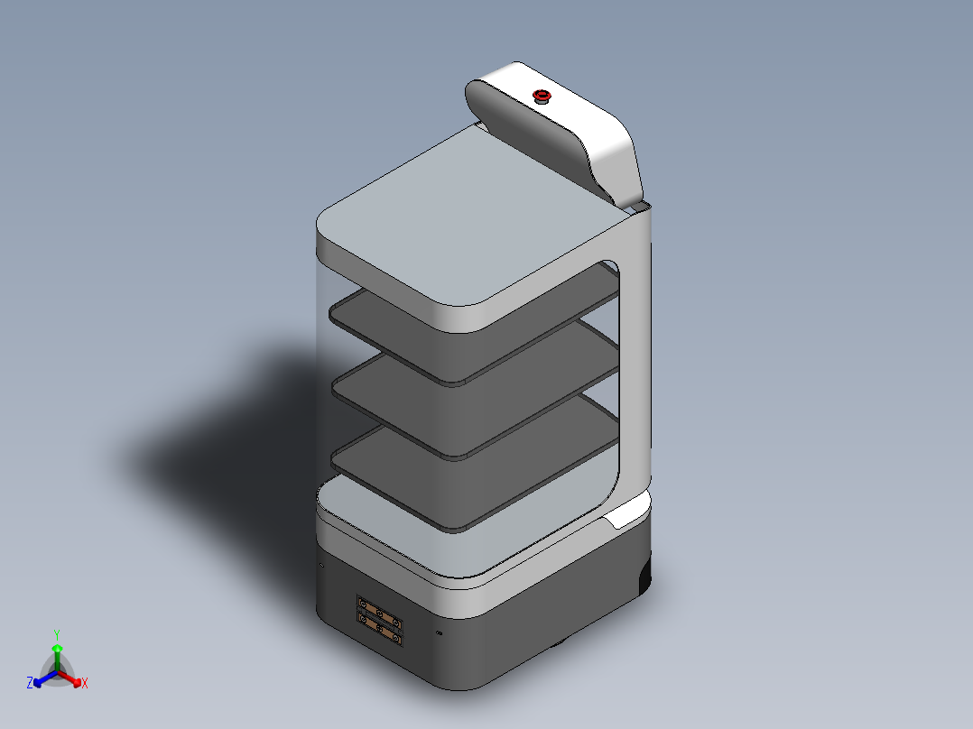 AGV小车、AGV(56)正等轴测图