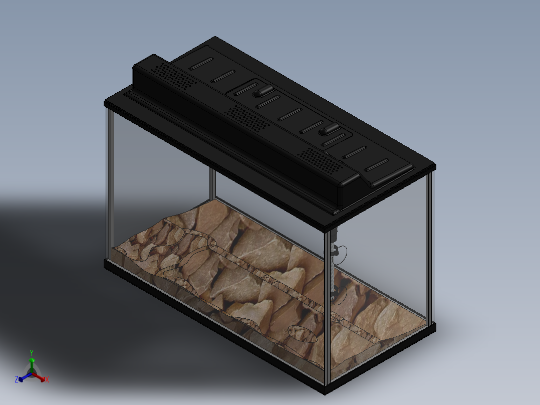 浴缸(4)正等轴测图