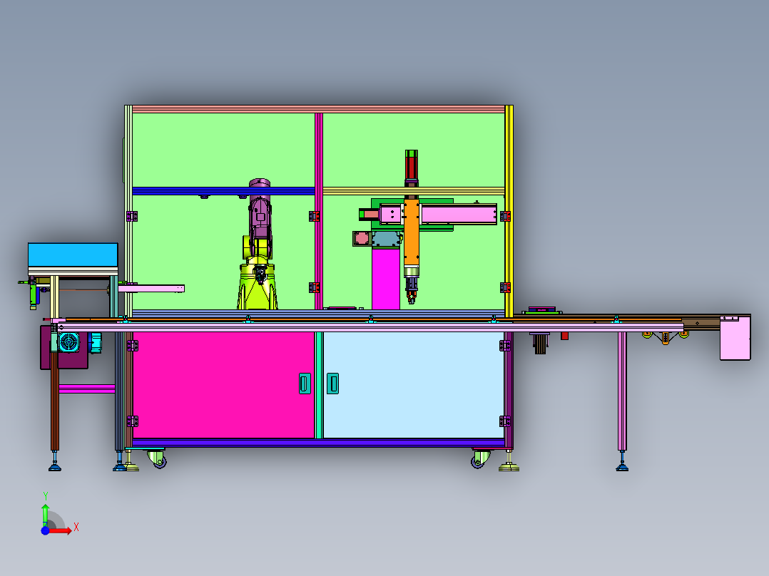 基于虚拟仪器的传感器测试平台前视图