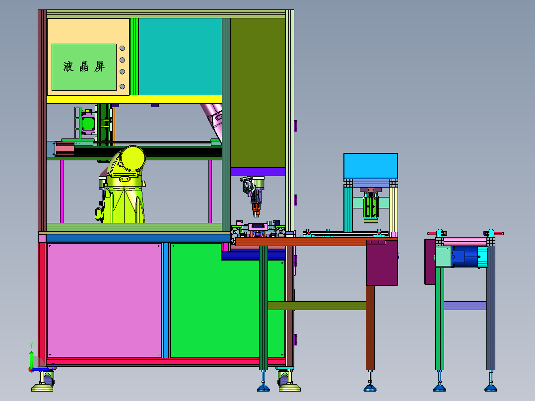 基于虚拟仪器的传感器测试平台左视图