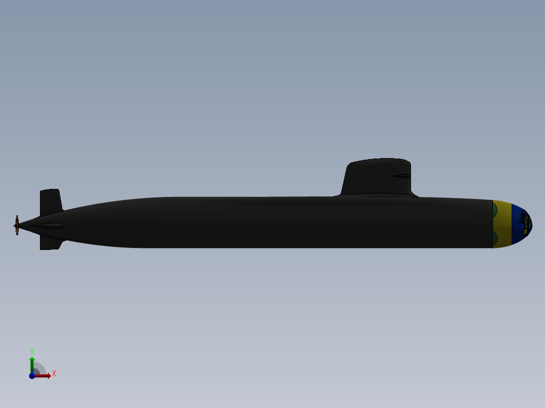 潜水艇(13)前视图