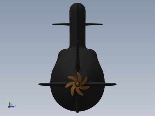 潜水艇(13)左视缩略图