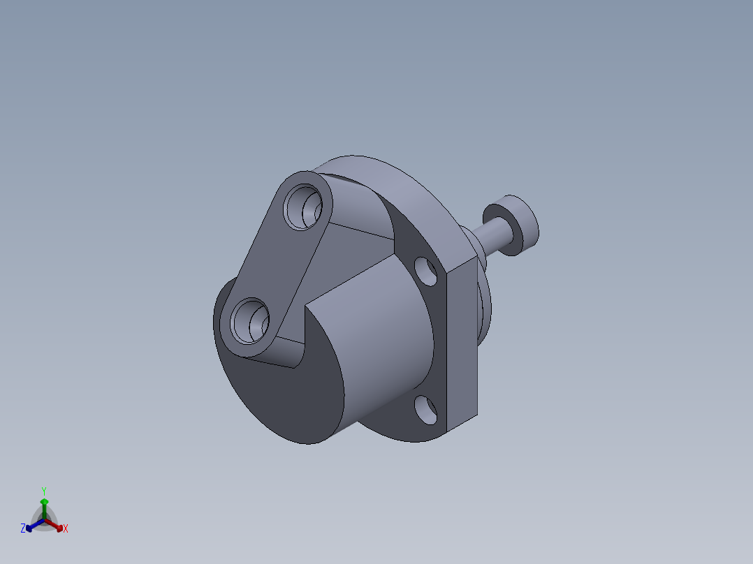 特种液压缸（紧凑型-50x20x3-mm-1.snapshot.1正等轴测图