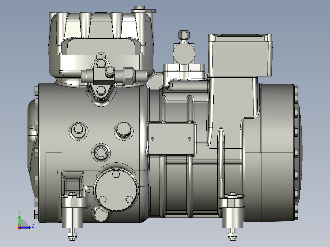 压缩机Frascold D3 18 1Y左视图