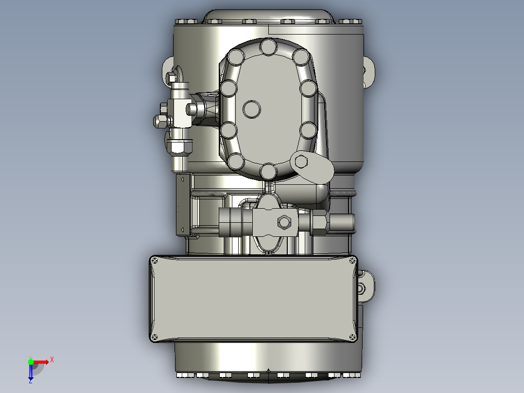 压缩机Frascold D3 18 1Y俯视图
