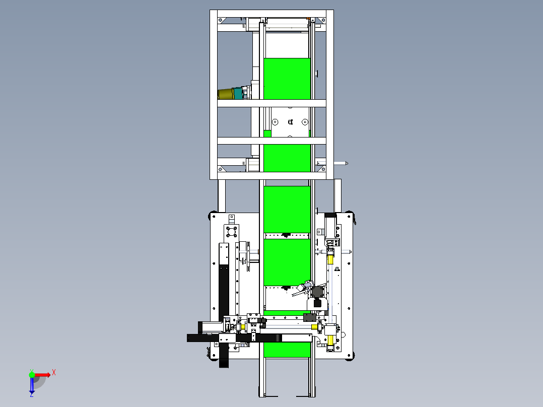 刷锡粒-注胶机（刷锡点胶机一体机）俯视图