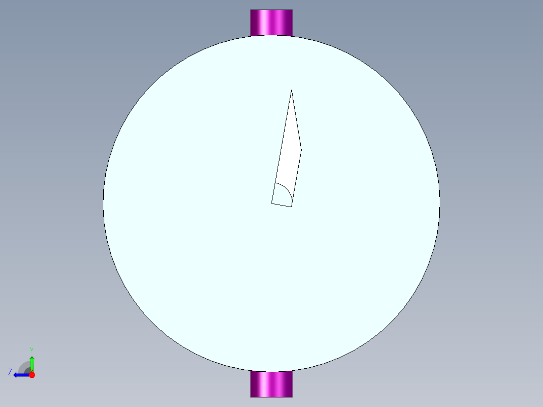 差速齿轮系右视图