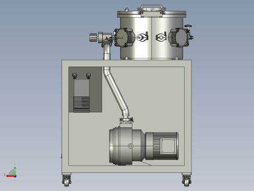 原料搅拌用真空罐后视缩略图