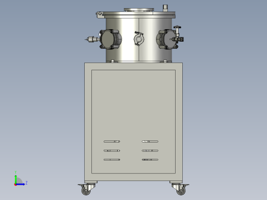 原料搅拌用真空罐左视缩略图