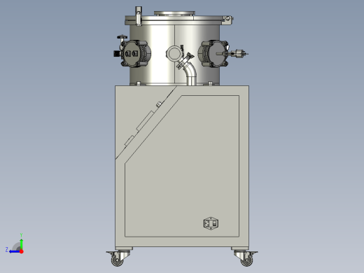 原料搅拌用真空罐右视缩略图
