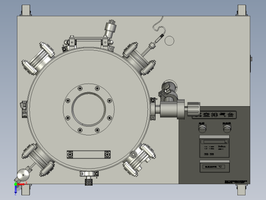 原料搅拌用真空罐俯视缩略图