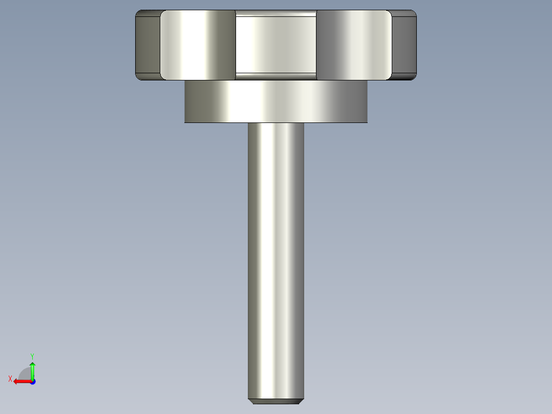 NPEM8-40五角旋钮后视图