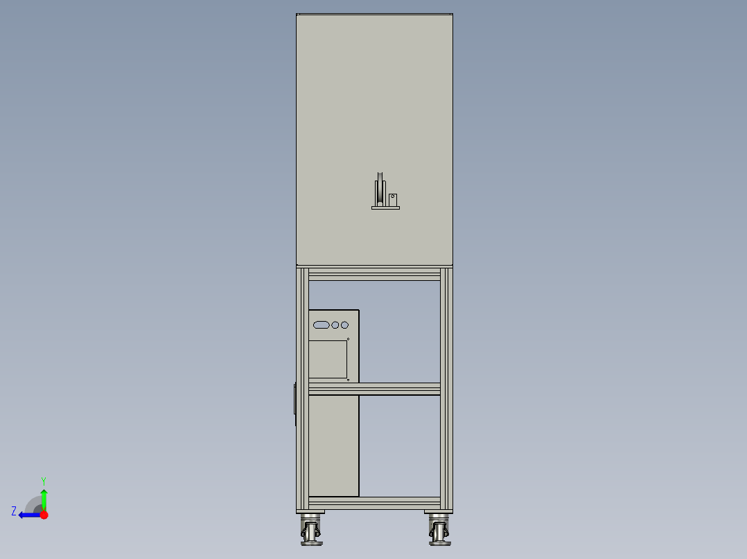 特氟龙胶带生产用裁断装置右视图