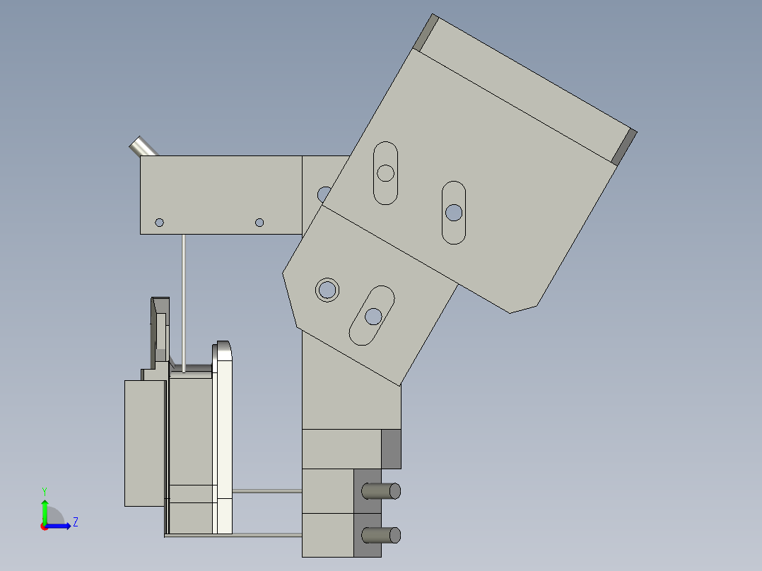下绝缘检测左视图
