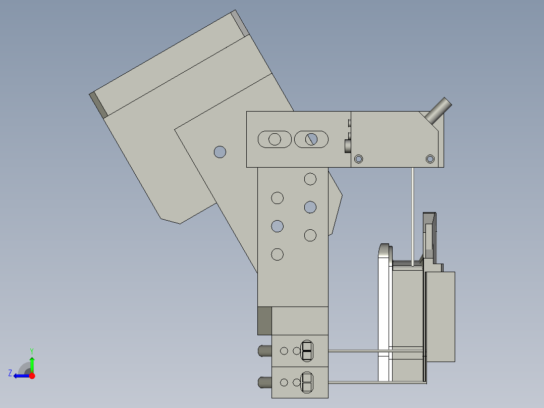 下绝缘检测右视图
