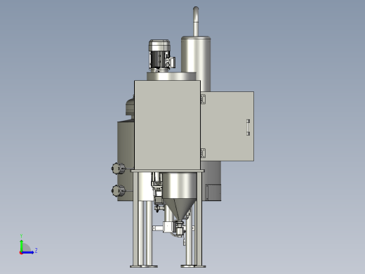 精馏装置小型减压蒸馏精馏塔精馏柱电加热精馏釜左视缩略图