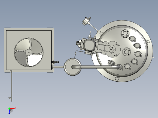 精馏装置小型减压蒸馏精馏塔精馏柱电加热精馏釜俯视缩略图