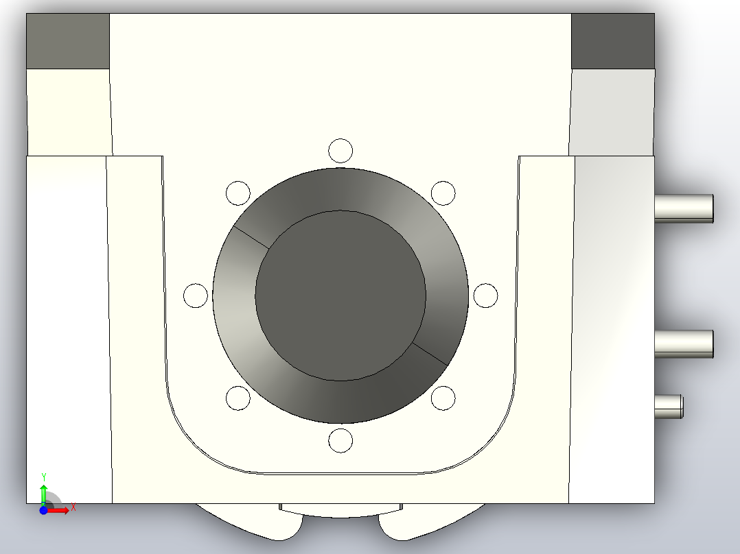 MK1TR-WA30-W240-C1齿形带头部双驱动前视图