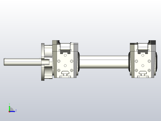 MK1TR-WA30-W240-C1齿形带头部双驱动左视缩略图