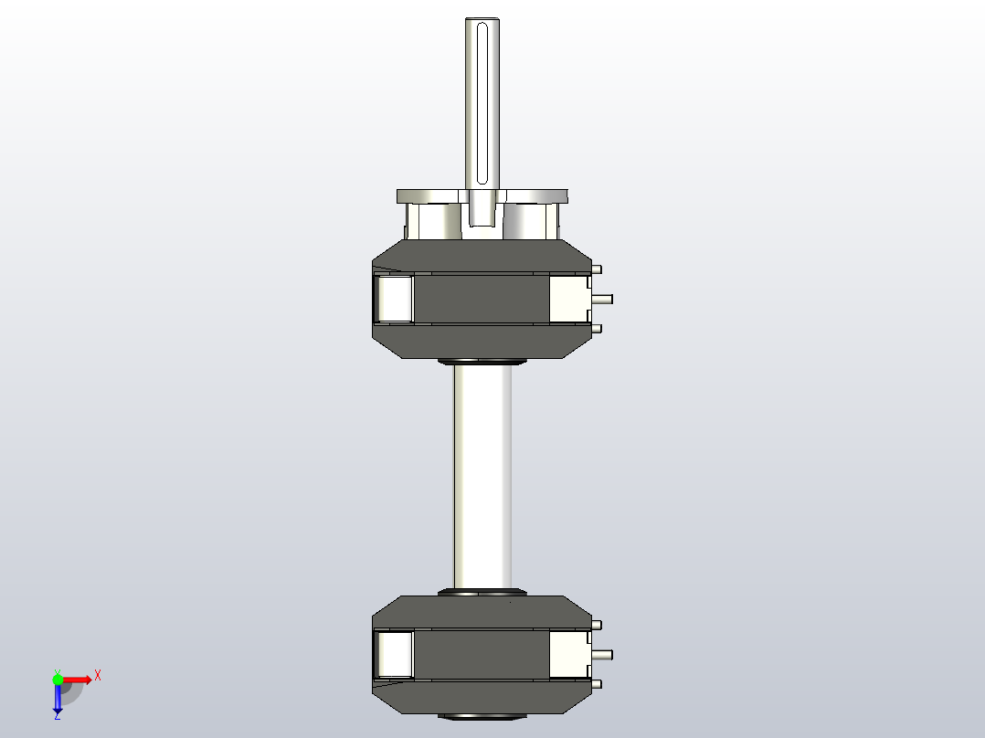 MK1TR-WA30-W240-C1齿形带头部双驱动俯视图