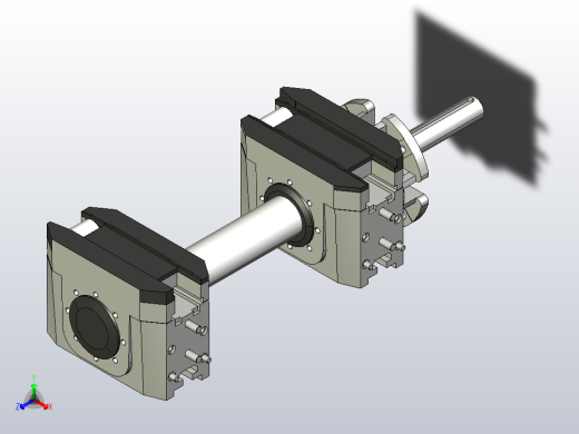 MK1TR-WA30-W240-C1齿形带头部双驱动正等轴测缩略图